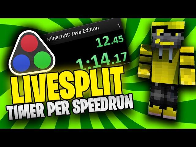 COME SETTARE IL TIMER PER LE SPEEDRUN DI MINECRAFT!! SPEEDRUN TUTORIAL