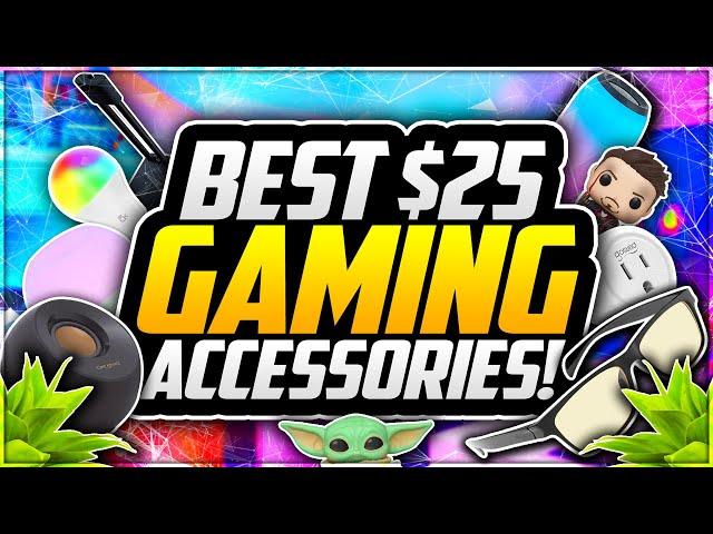 Top 10 BEST Gaming Setup Accessories UNDER $25!  Best BUDGET Gaming Equipment For YOUTUBERS!