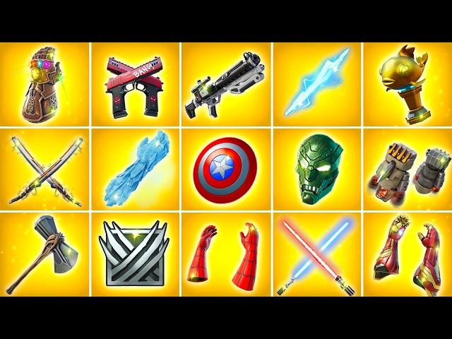 Evolution of All Fortnite Mythic Weapons & Items (Chapter 1 Season 4 - Chapter 5 Season 4)