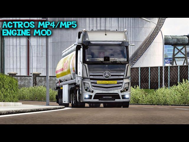 ETS2 1.43 MODS | Mercedes Actros MP4/MP5 OM470 Engine Sound Mod for ETS2 1.43