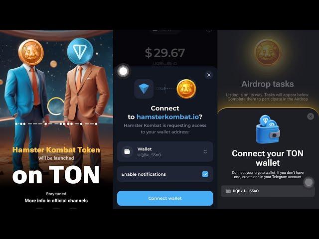 How to connect Hamster Kombat to a Ton Wallet ~ Tonkeeper x Hamster Kombat