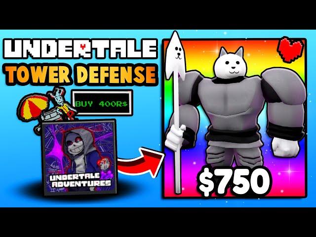 They Made UNDERTALE TOWER DEFENSE In Roblox...