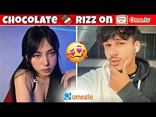 Giving Chocolate to Girls on Ometv  Indian Rizz Edit #omegle #rizz