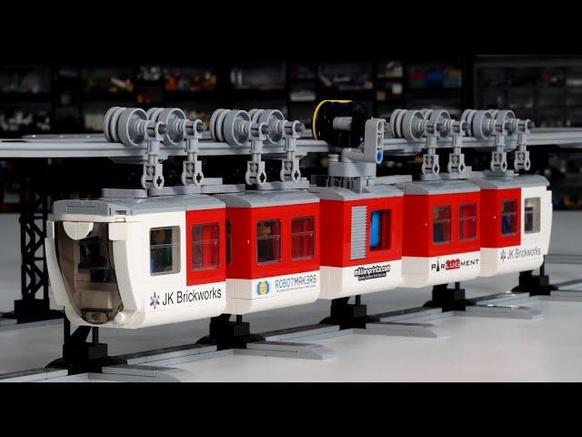 Building a Suspended LEGO Train