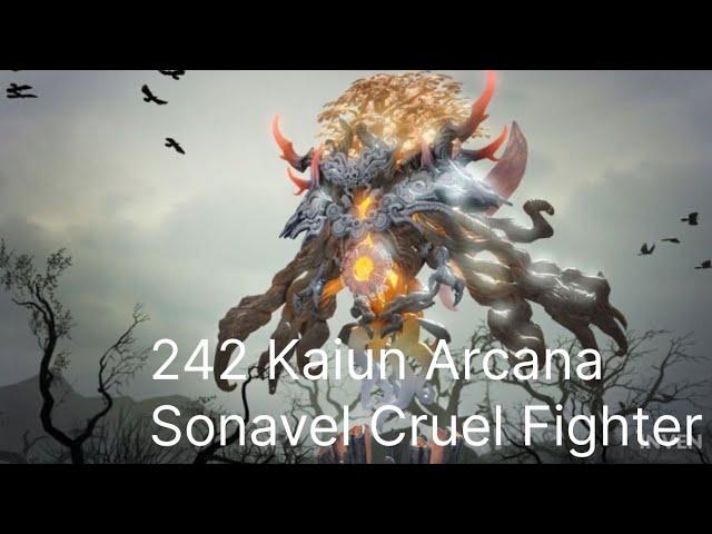 [Lostark] 242 Kaiun Empress Arcana Guardian Raid (Sonavel) Cruel Fighter 로스트아크 카이운 황후 아르카나 소나벨 잔혈