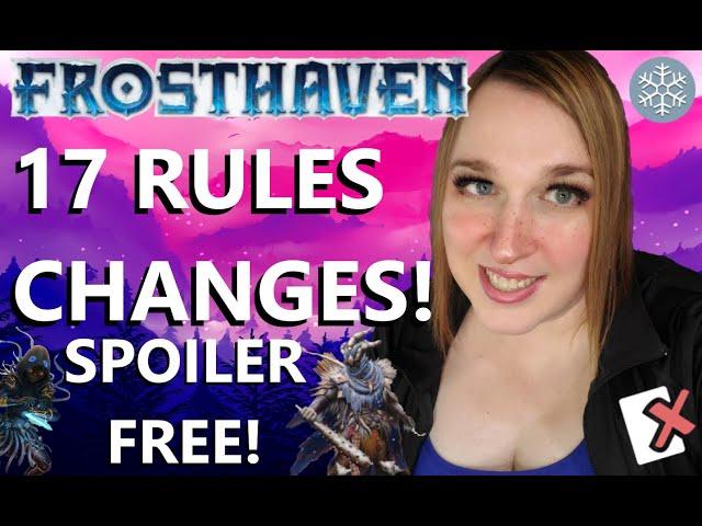 FROSTHAVEN - 17 Things To Know Before You Play (Rules Changes and Play Differences)