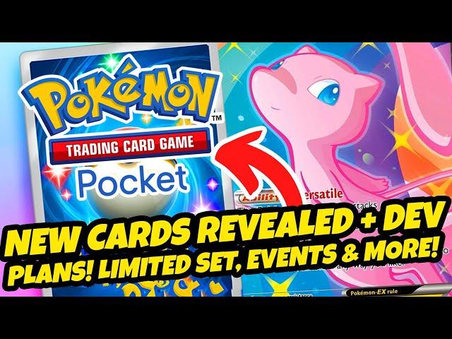 *NEW CARDS REVEALED! + DEV'S FUTURE PLANS!* LIMITED SET!? EVENTS, CONTENT & MORE (Pokemon TCG Pocket