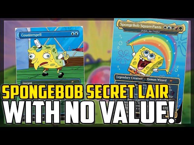 Spongebob Secret Lair Announced! Low Value, And HUGE Missed Opportunities!- Magic: The Gathering