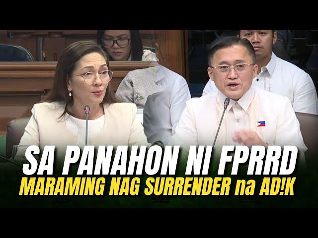 SA PANAHON ni FPRRD MARAMING SUMUKO ng mga AD!K at NAGBAGONG BUHAY!