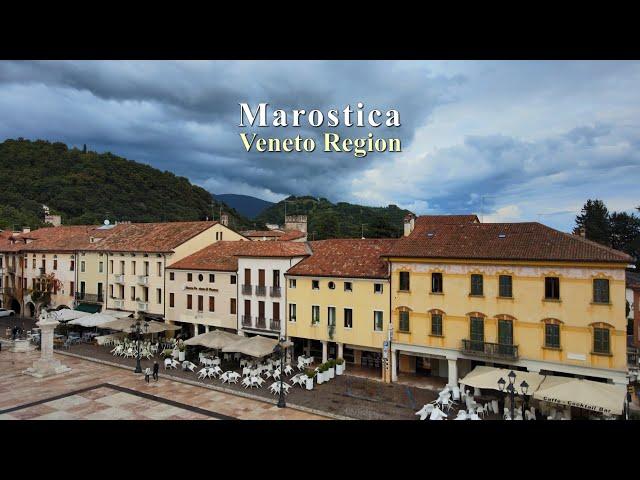 Marostica, Italy - Bird's view