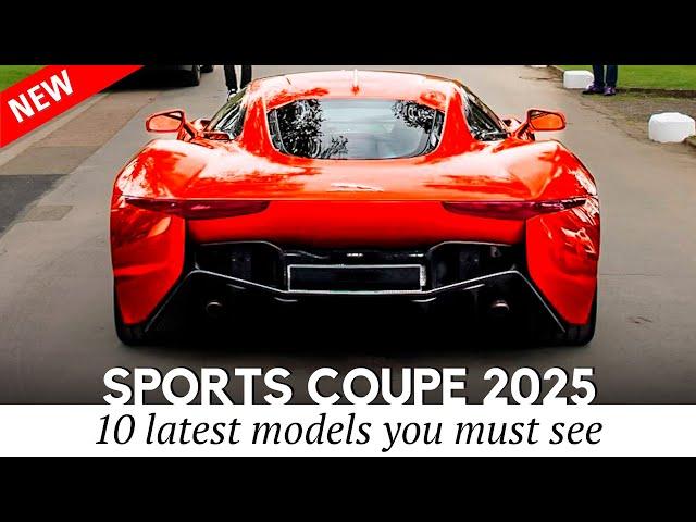 10 New Sports Coupes for 2024-2025 MY (Interior and Exterior Review)