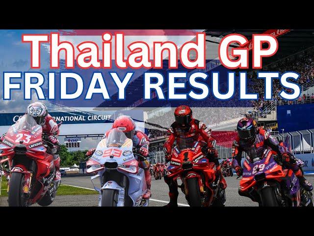 2024 Thailand  MotoGP Practice Results |   Motogp News 2024