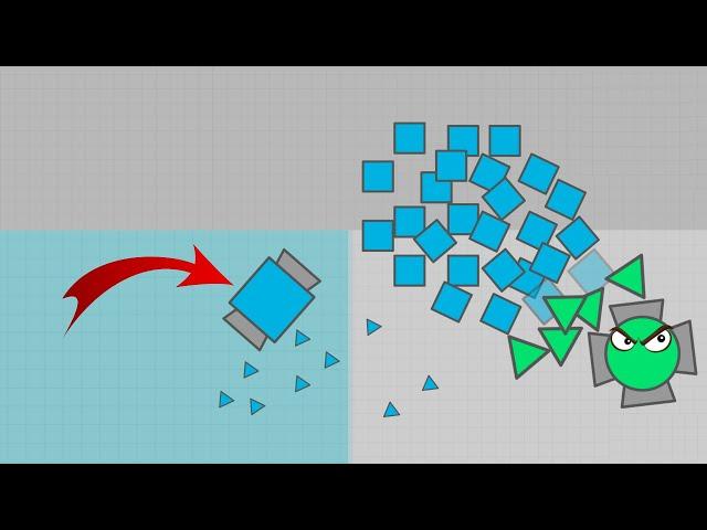 COWARD NECROMANCER VS BRAVE OVERLORD- diep.io