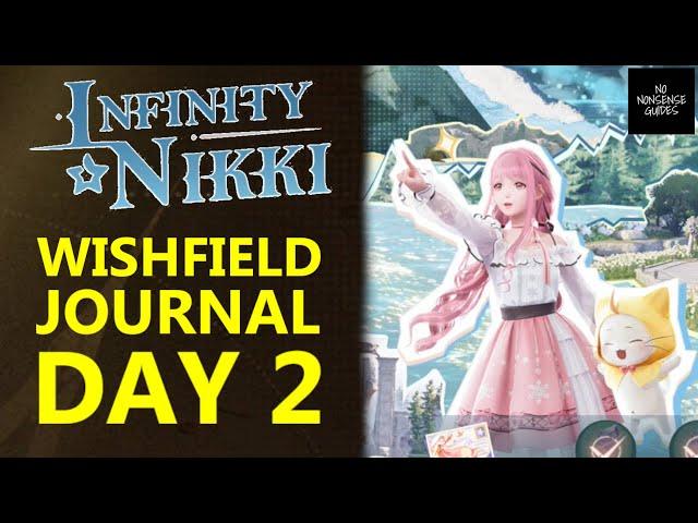 Infinity Nikki Wishfield Journal Day 2 - Moments of Travel Locations