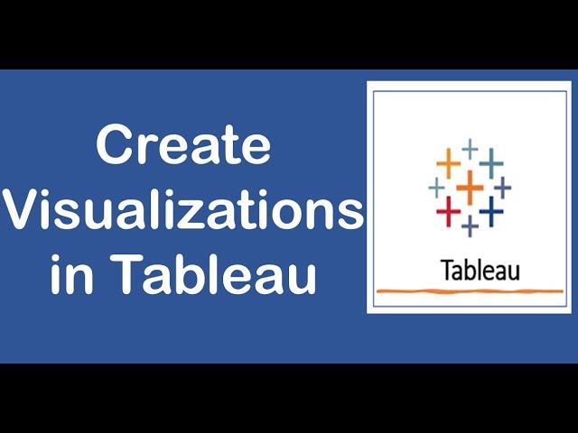 Create Your First View in Tableau