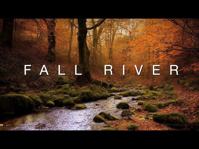 Fall River - 3 hours of water flowing, lapping - relaxing autumn nature ambience