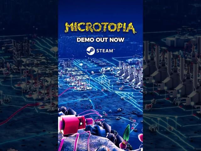 Factorio fans, get ready for Microtopia!  Try the demo on Steam! #factorio #automationgame #gaming