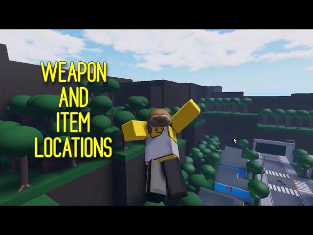 Weapon And Item Locations (2024) (UPDATED) | BDFS