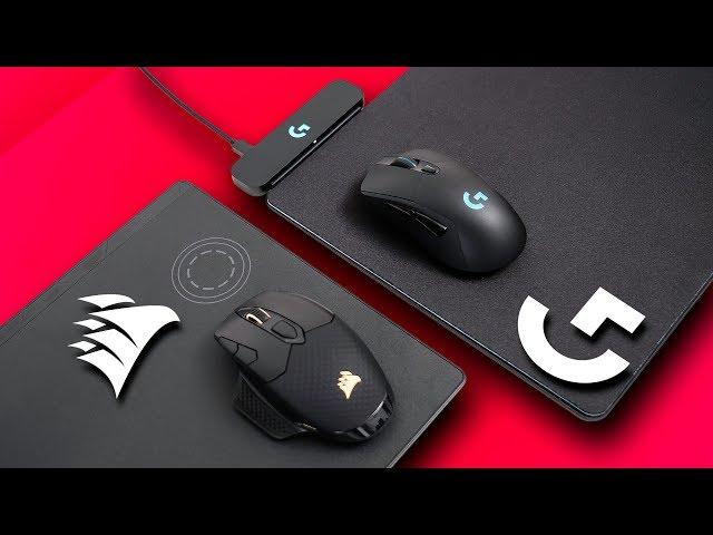 Logitech PowerPlay vs Corsair Qi - Wireless Mouse Charging Battle!