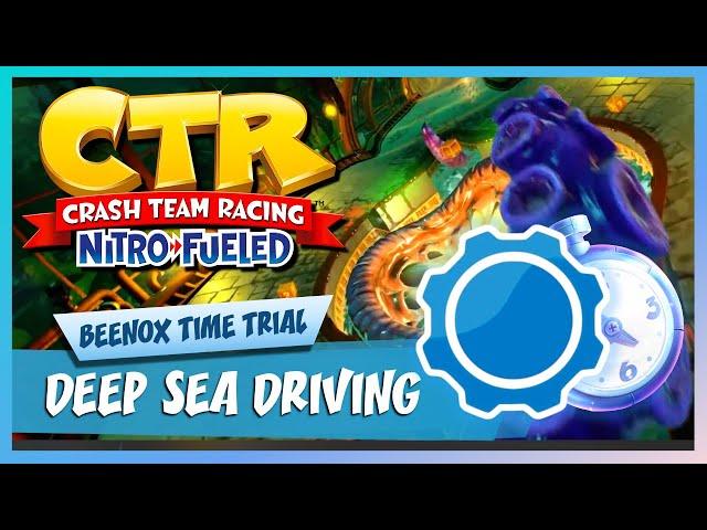 Deep Sea Driving - Developer Time Trial  (1:40:66 vs 1:42:17) | Crash Team Racing Nitro-Fueled