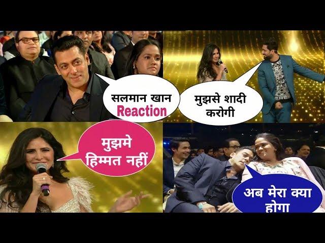 Salman Khan reaction when Vicky Kaushal proposed Katrina  - Star Screen Awards 2019