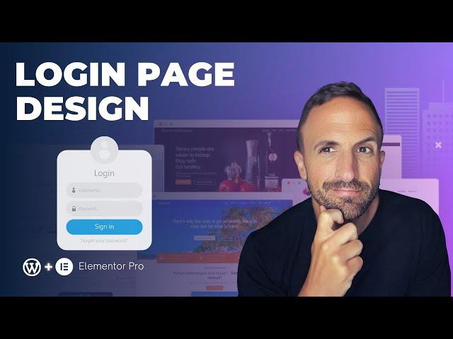 How to improve Login Page design with WordPress & Elementor Pro