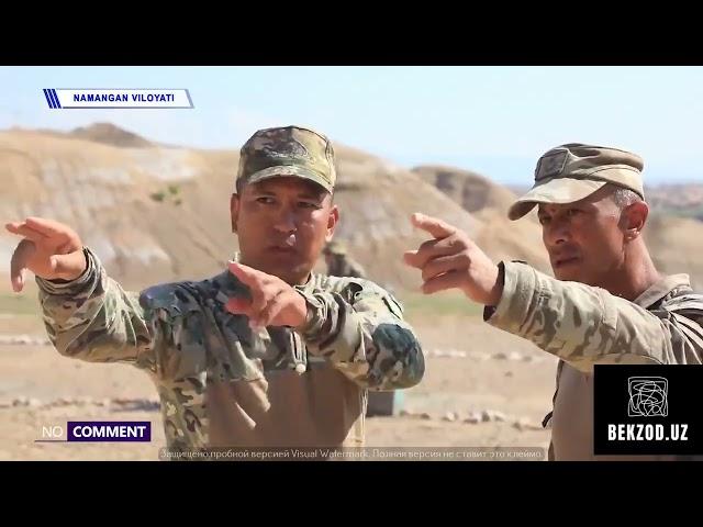 Uzbek and Turkish soldiers exchanged experience