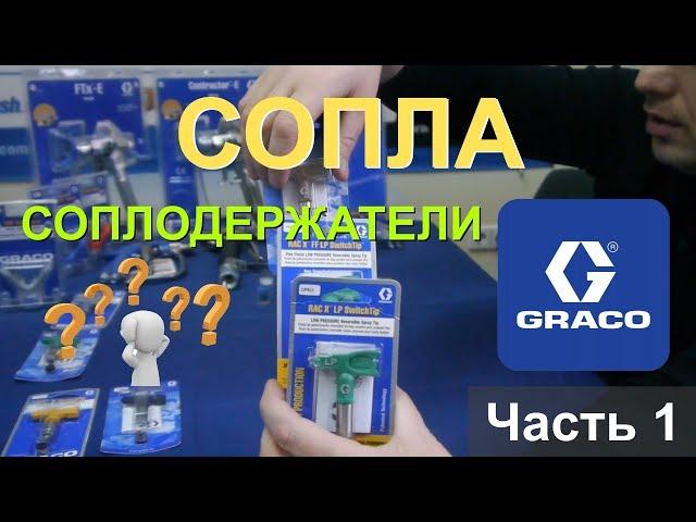 Типы сопел и соплодержателей Graco (Часть 1)