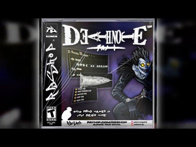 *RARE* Drum Kit "Death Note" (inspired by Pluggnb, Anime, Asian Rock, Evil Plug)