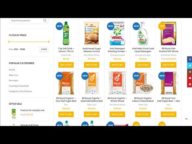 How to create an online grocery shop website on wordpress | Tamil