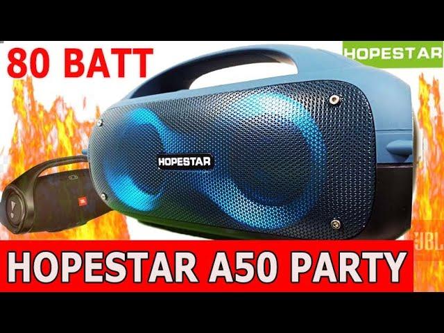 КОЛОНКА HOPESTAR A50 PARTY 80 ВАТТ STEREO⭐ОБЗОР | Распаковка | Инструкция 