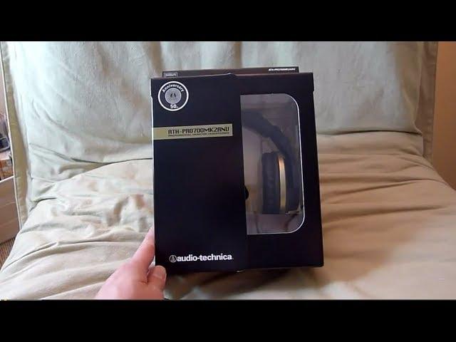 "First Look" Audio Technica ATH-Pro700MK2 50th Anniversary headphones Unboxing