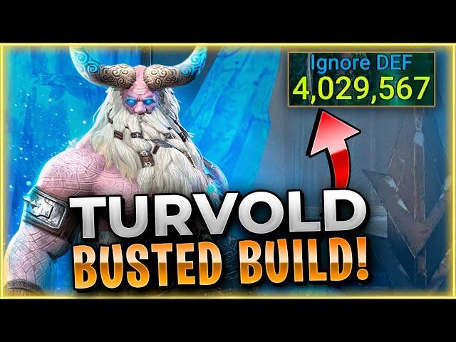 The Number 1 NUKER!! MIND BLOWING DAMAGE! Raid: Shadow Legends Turvold Best Build