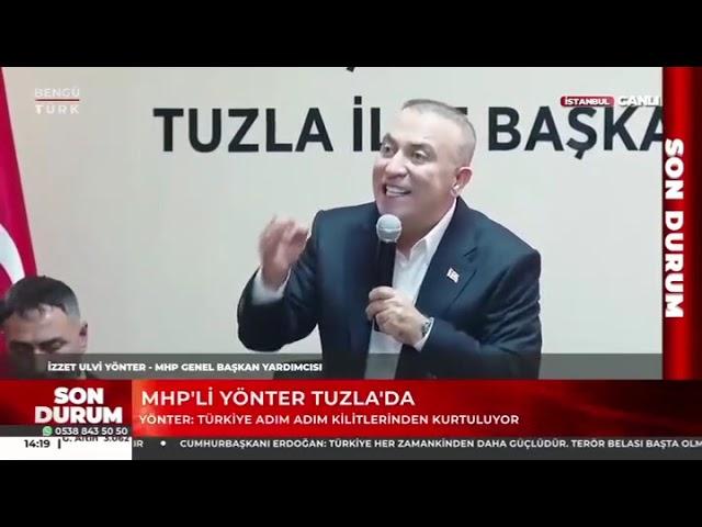 MHP GENEL BAŞKAN YARDIMCISI İZZET ULVİ YÖNTER TUZLA’DA KİTABIN ORTASINDAN KONUŞTU