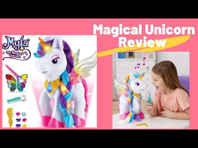 VTech Myla The Magical Unicorn Girls Interactive Singing Moving Girl Toy Review Rainbow Unicorn