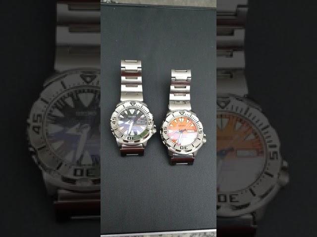 I Review The 2nd Generation Seiko SRP307 (The Black Monster) & SRP309 (The Orange Monster)