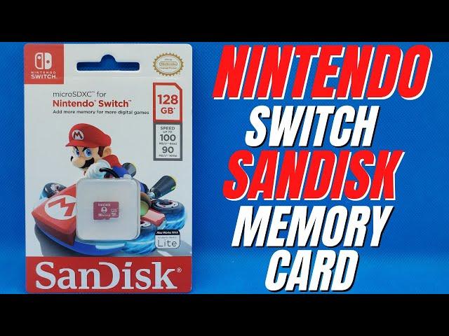 Sandisk 128GB Micro SD Card for Nintendo Switch Overview