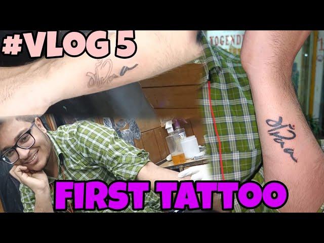 First tattoo of my life | vlog 5 | Ritesh Sharma Vlogs | 