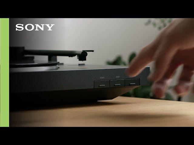 LX310BT Turntable with BLUETOOTH connectivity | Sony