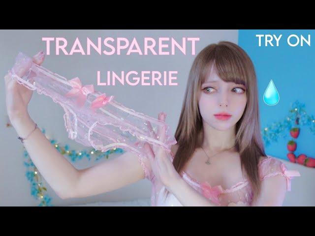 TRANSPARENT LINGERIE *try on haul*