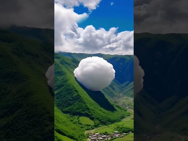 Rolling clouds  #clouds #nature #travel #shortsbeta #mountains #shorts