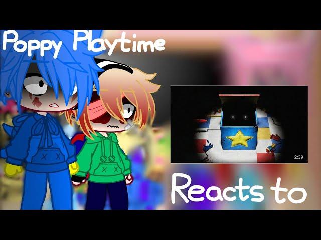 Poppy Playtime reacts to Project: Playtime trailer || My Au || Gacha Club