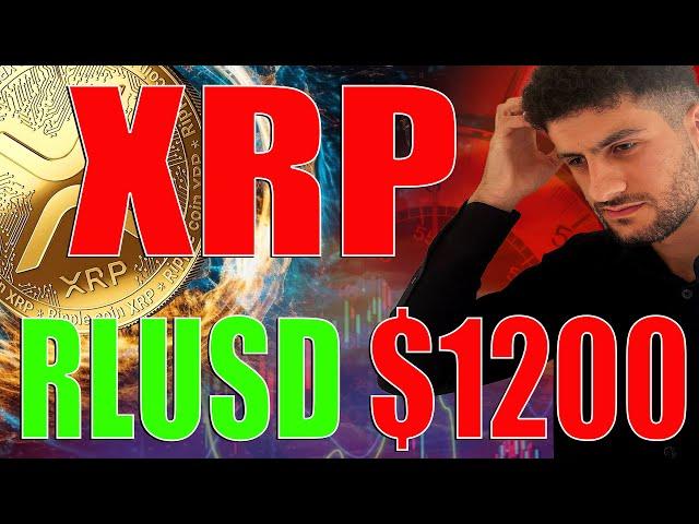  LIVE: Ripple RLUSD Launches! INSANE price $1,200/RLUSD - XRP & BTC CRASH 50%?! 