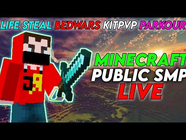 Minecraft Parkour Live Stream | Anyone Can Join Java + bedrock edition 24/7