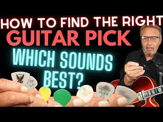 How To Find The Right Guitar Pick | More Than 10 Picks Compared!! | Which One Sounds Best?? |