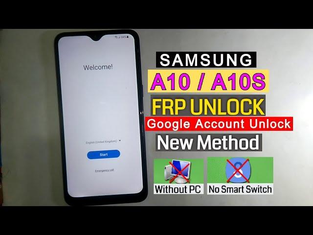 Samsung A10S FRP Bypass Android 11 | SM-A107F Reset Google Account | FRP Unlock 2024 Without PC