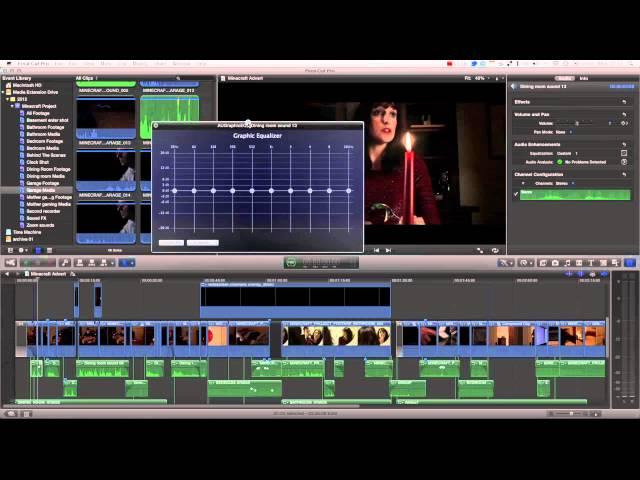 Final Cut Pro X Advanced Tutorial - Custom Sound Equalization