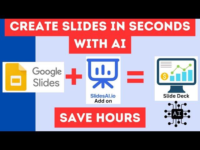 Google Slides| Create AI Slide decks using SlidesAi.io in Seconds| Learn & Create AI powered Slides