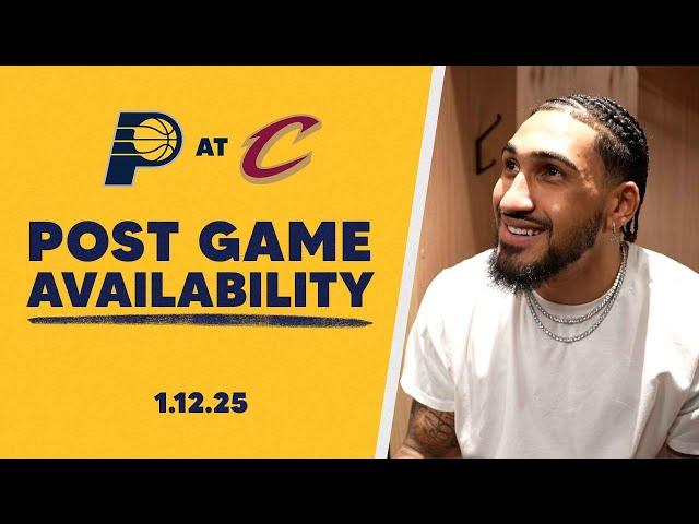 Indiana Pacers Postgame Media Availability at Cleveland Cavaliers | January 12, 2025