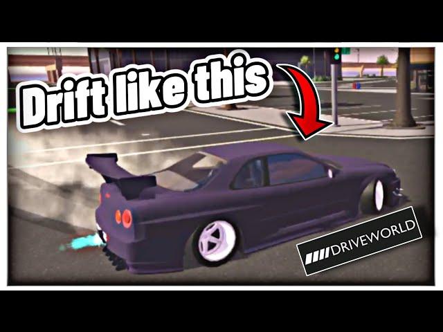 How to drift in Drive World / Easiest Way